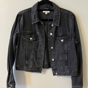 Topshop Cropped Jean Jacket